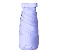 Giwnhvx Parapluie de voyage pliable, parapluie de poche portable à 6 lames, coupe-vent et anti-pluie, convient pour tous les jours violet