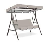Giwnhvx Pare-soleil pour balançoire Pew 2/3 places, housse pour chaise à bascule de jardin, en taffetas de polyester, housse imperméable pour outils D
