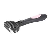 Giwnhvx Peigne de toilettage pour chien et chat Rose en acier inoxydable