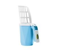Giwnhvx Pelle à Litière Intégrée pour Chat, Pelle à Excréments de Chat, Fournitures de Nettoyage pour Animaux de Compagnie, Grande Pelle pour Nettoyer Le Bac à Litière pour Chat, B