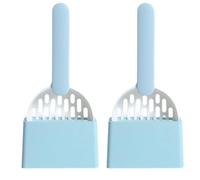 Giwnhvx Pelle à Litière pour Chat Pelle à Litière Chat avec Base Pelle de Nettoyage pour Bac à Litière Chat Outils Nettoyage Toilettes pour Chaton Fournitures pour Animaux Compagnie B