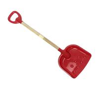 Giwnhvx Pelle de plage pour enfants, en plastique, pour neige, portable, pour jonction, râteau, rouge