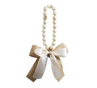 Giwnhvx Pendentif en Perles de Bois et Lin en Forme de Nœud Papillon pour la Saint-Valentin, Décoration Murale de, Style Ordinaire