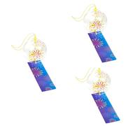 Giwnhvx Pendentif japonais avec couvercle en verre, cadeau d'anniversaire, décoration de la maison, feux d'artifice