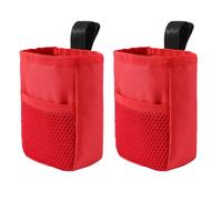 Giwnhvx Pet Dog Puppy Training Snacks Bait Pet Bag Obéissance Training Bag Food Bag Snack Reward W-Aist Bag Rouge