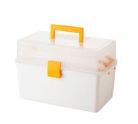 Giwnhvx Petite Boîte à Matériel avec 2 Plateaux, Organisateur de Matériel, Boîte de Rangement Portable Polyvalente pour Collations, Vis, Écrous, Étui à Leurres A