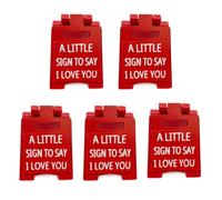 Giwnhvx Petite plaque Love You avec inscription « Love You » - Décoration de bureau romantique