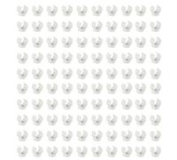 Giwnhvx PEX Lot de 100 colliers de serrage de 1,27 cm pour tuyaux d'eau en PVC et tuyaux de tuyau, outils de serrage en forme de U en plastique