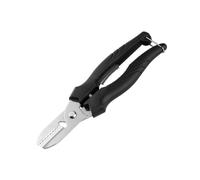 Giwnhvx Pince à châtaignier multifonction facile à nettoyer - Fournitures de bar de cuisine - Ciseaux à châtaignier avec verrou - Noir