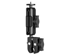 Giwnhvx Pince à crabe à tête unique - Réflecteur - Support de moto - Perche à selfie - Trépied - 9 cm