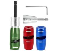Giwnhvx Pince à dénuder et Twister, pince à dénuder électrique 2 en 1 et outil de sertissage portable pour perceuse électrique, facile à installer, facile à utiliser