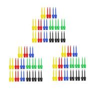 Giwnhvx Pinces de mesure de 90 pièces, embouts de test, pince d'essai pour multimètre, jeu de sondes de test mini électronique, prise de contrôle pour circuits imprimés