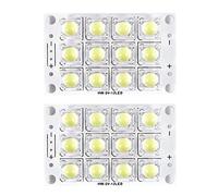Giwnhvx Piranha Lot de 2 circuits imprimés à 12 LED Blanc DC 3 V 5 V
