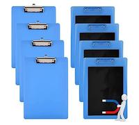 Giwnhvx Planchettes magnétiques à clip avec porte-bloc à profil bas, taille lettre, 22,9 x 31,8 cm, clip standard pour réfrigérateur, bureau, maison