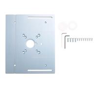 Giwnhvx Plaque d'insertion de table de toupie pour le travail du bois, fraisage électrique du bois pour banc de travail de bricolage