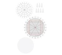Giwnhvx Plate-forme de poinçonnage rotatif de 10 pièces, tampon et outil rotatif pour poinçonner des cercles, se bloque en position à 24 intervalles égaux