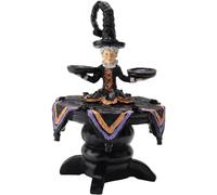 Giwnhvx Plateau de Présentoir de Sorcière d'halloween Présentoir de Sorcière d'halloween Ornements de Décoration de Bureau en Résine Artisanale