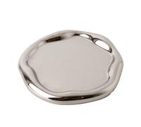Giwnhvx Plateau de rangement pour bijoux - En céramique - Plateau de présentation - Plateau de rangement moderne - Ornements décoratifs - Rond
