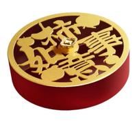 Giwnhvx Plateau de Service Divisé, Plateau à Collations, Compartiments, Récipient, Bol de Service, Plateaux à Collations pour Bonbons de Mariage du an Chinois