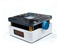 Giwnhvx Plateforme chauffante en plastique noir et blanc pour téléphone portable, carte mère, puce de carte mère, outil de réparation BGA