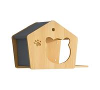 Giwnhvx Plateforme Murale d'escalade en Bois pour, Plate-Forme de Saut pour Chat de Compagnie, Fournitures de Formation B
