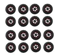 Giwnhvx Pneus de 16 pouces de 1,9 pouces 96 mm dans l'échelle 1/10 avec jante pour 1/10 SCX10 CC01 D90 CC01 RC Rock Crawler Parts