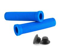 Giwnhvx Poignées de Vélo 22 mm pour Vélo de Route, Antidérapantes, Absorbant Les Chocs, pour Guidon, Embout de Guidon, Pièce de Vélo, Bleu