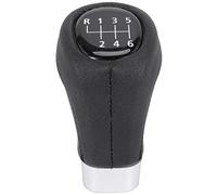 Giwnhvx Pommeau de levier de vitesse à 6 vitesses pour E81 E82 E87 E87 E90 E91 E92 E92 Série 1 3 Noir
