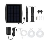 Giwnhvx Pompe à Air pour Aquarium, Oxygénateur Solaire 2,5W, 3 Modes et sans Bruit pour Étang, Réservoir de Stockage, Pêche et Hydroponie, Facile à Utiliser.