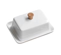 Giwnhvx Porte-bonheur en céramique avec couvercle scellé pour l'organisation de la cuisine, idéal pour bar, réfrigérateur, pâtisserie et utilisation en pâtisserie de petite taille