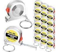 Giwnhvx Porte-clés à mesurer fonctionnel rétractable avec verrou coulissant pour la construction, 1 m, B