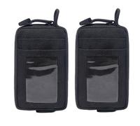 Giwnhvx Porte-monnaie imperméable en plein air avec fente pour cartes multifonctionnelles, noir