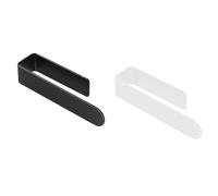 Giwnhvx Porte-serviettes de bain en acrylique en forme de U de 2 pièces, porte-serviettes auto-adhésif pour salle de bain monté au mur durable, facile à installer B