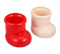 Giwnhvx Porte-stylo en forme de botte - Type de tasse - Boîte de rangement pour papeterie de bureau - Pour pinceaux de maquillage - Vase - Décoration de bureau