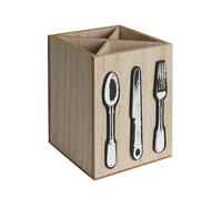 Giwnhvx Porte-ustensiles en Bois Accessoires de Cuisine Organisateur pour Fourchette Cuillère pour Cuisine et Maison C