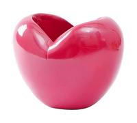 Giwnhvx Pot à Crayons Décoratif en Forme de Cœur pour Bureau, Organisateur de Stylos de Bureau, Ornement de Bureau 3D pour la Saint-Valentin, Multifonctionnel