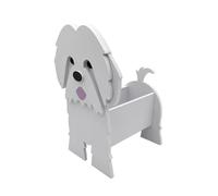Giwnhvx Pot de fleurs pour chiens de compagnie Pot de fleurs assemblable pour chiens races de chiens de compagnie Pot de jardin durable, facile à installer S