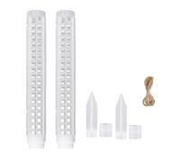 Giwnhvx Poteau en Mousse en Plastique, Étendu Jusqu'à 25 Pouces, la Mousse de Sphaigne Est Incluse dans le Poteau pour Plantes, Poteau en Mousse pour Plantes, Poteaux en Mousse Facile à Installer A