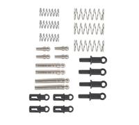 Giwnhvx Pour 1/18 LDRC A86 LD1801 LD1802 LD1803 LD1804 A01 A02 Amortisseur de choc avant et arrière Pièces de mise à niveau de voiture RC