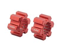 Giwnhvx pour 2 PièCes SéRies Moyeux de Roue en Alliage Hex 13Mm éPaisseur 7756 7756X 7756R 7756G pour Voiture sur TéLéCommandéE 1/5 PièCes 8S A