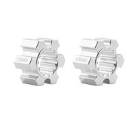 Giwnhvx pour 2 PièCes SéRies Moyeux de Roue en Alliage Hex 13Mm éPaisseur 7756 7756X 7756R 7756G pour Voiture sur TéLéCommandéE 1/5 PièCes 8S C