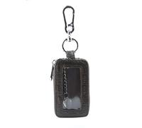 Giwnhvx pour Voiture Portefeuille PU Sac avec Fermeture À Glissière Boîte Majordome Double Fermeture éclair avec Fenêtre