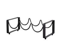 Giwnhvx Présentoir à vin en forme d'exposant pour bouteilles de vin étagère à vin avec rainure multiple étagère pour armoire outils pour bar
