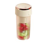 Giwnhvx Presse-agrumes électriques rechargeables USB 450 ml Mini mélangeur personnel 6 coupe-légumes