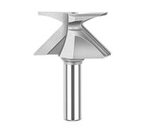 Giwnhvx R18/R30 1/2 Pouces Tige de Routeur à Bois Fraises à Double Cannelure Fraise pour Outils à Main en Bois C