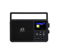 Giwnhvx Radio Numérique Internet Portable, Radio FM, Deux Modes d'alimentation, Radio de Poche Rétro, Prise EU.