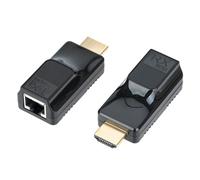 Giwnhvx Rallonge RJ45 vers adaptateur réseau vidéo HD 1080p pour moniteur HDTV 60 m
