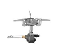 Giwnhvx Réchaud à gaz à régulateur de pression avec réchaud à dos piézoélectrique intégré, coupe-vent, pour randonnée, trekking, camping