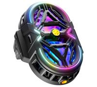 Giwnhvx Refroidisseur de téléphone portable avec lumières LED, refroidisseur de radiateur rechargeable pour smartphones, pour jeux, enregistrement vidéo en direct