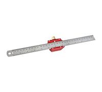 Giwnhvx Règle de menuiserie en alliage d'aluminium - Règle de mesure d'angle - Règle latérale de menuiserie